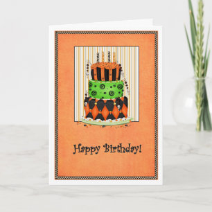 Halloween Birthday Card Kaart