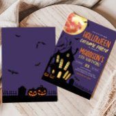 Halloween Birthday Costume Party Kaart