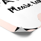 Halloween Birthday Gelieve één Favors-teken te nem Poster (Hoek)