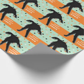 Halloween Birthday Gift Cadeaupapier (Hoek)