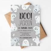 Halloween Birthday Invitation Boy Kaart