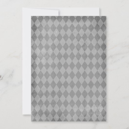 Halloween Birthday Invite Vampire Halloween Party Kaart (Achterkant)