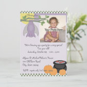 Halloween Birthday Kaart (Staand voorkant)