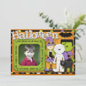 Halloween Birthday Kaart (Staand voorkant)