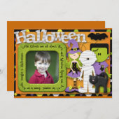 Halloween Birthday Kaart (Voorkant / Achterkant)