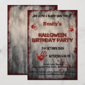 Halloween Birthday Kaart (Voorkant / Achterkant)