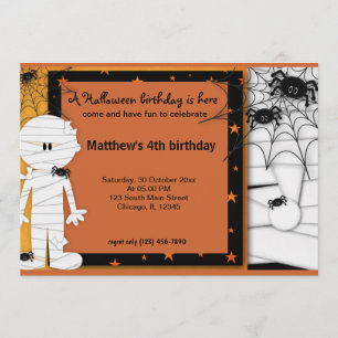 Halloween Birthday Kaart