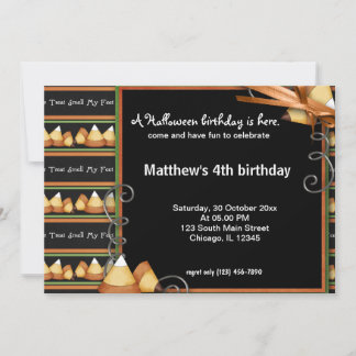 Halloween Birthday Kaart
