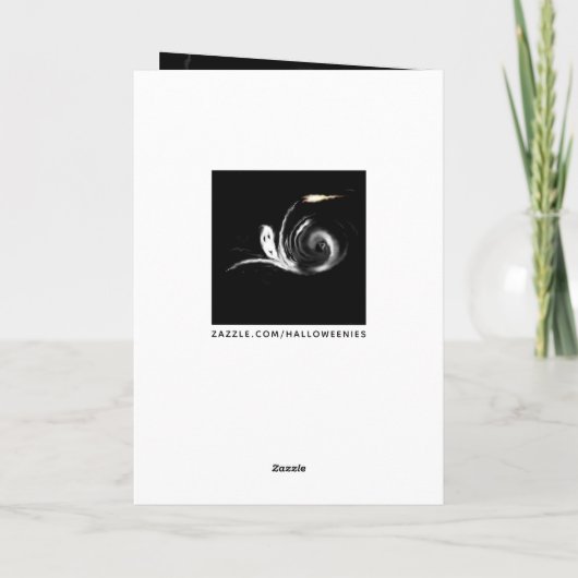 Halloween Birthday Kaart (Achterkant)