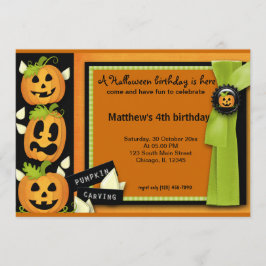Halloween Birthday Kaart