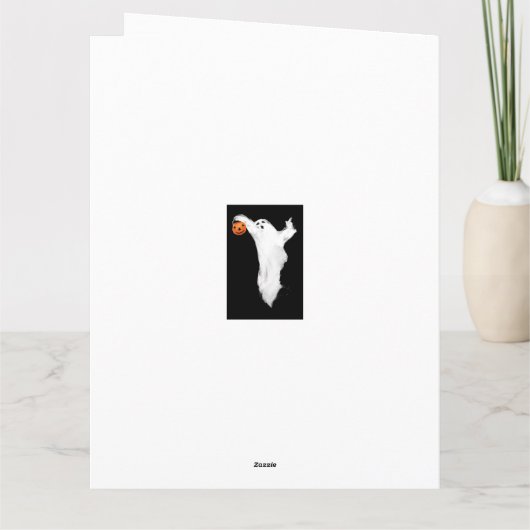 Halloween Birthday Kaart (Achterkant)