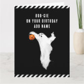 Halloween Birthday Kaart (Voorkant)