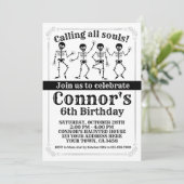 Halloween Birthday Kaart (Staand voorkant)