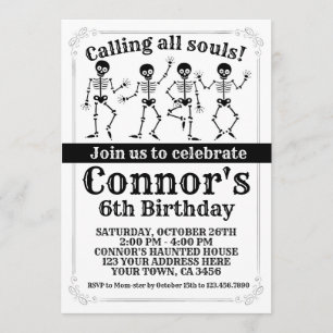 Halloween Birthday Kaart