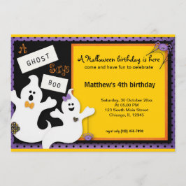 Halloween Birthday Kaart