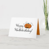Halloween Birthday Kaart (Voorkant)