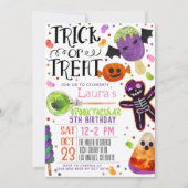 Halloween Birthday Kaart (Voorkant)