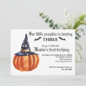 Halloween Birthday Kaart (Staand voorkant)