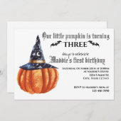 Halloween Birthday Kaart (Voorkant / Achterkant)