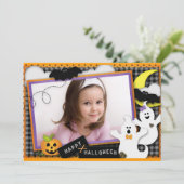 Halloween Birthday Kaart (Staand voorkant)