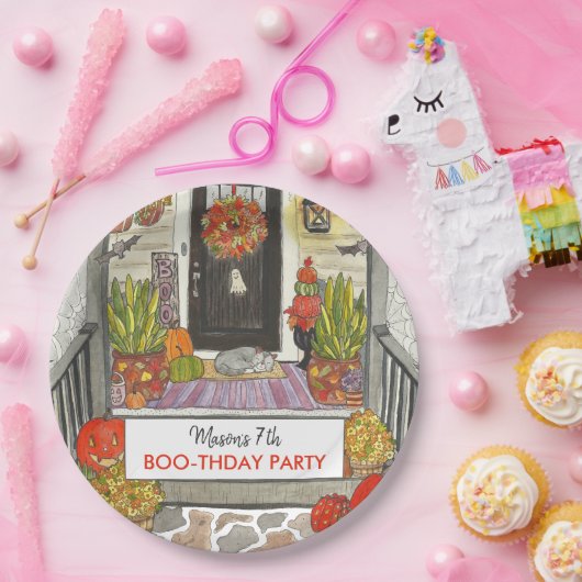 Halloween Birthday Paper Bord (Feest)