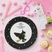 Halloween Birthday Papieren Bordje (Feest)