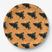 Halloween Birthday Papieren Bordje (Voorkant)