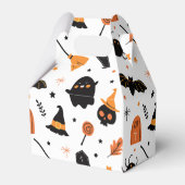 Halloween Birthday Party Bedankdoosjes (Achterkant)