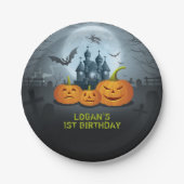 Halloween Birthday Party Bord (Voorkant)