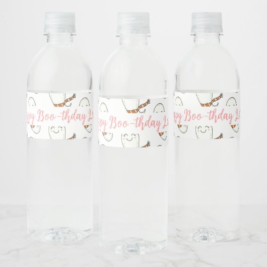 Halloween Birthday Party Decoration Waterfles Etiket (Flessen)