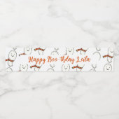 Halloween Birthday Party Decoration Waterfles Etiket (Enkel label)