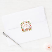 Halloween Birthday Party Favor Square Sticker (Envelop)