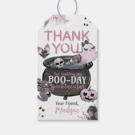 Halloween Birthday Party Favor Tag Cadeaulabel