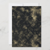 Halloween Birthday Party Grim Reaper Kaart (Achterkant)