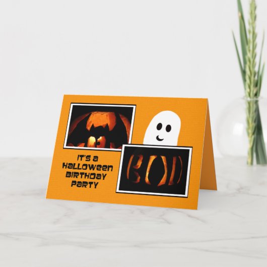Halloween Birthday Party Invitation (Voorkant)