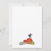 Halloween Birthday Party Invitation Kaart (Achterkant)