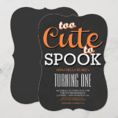 Halloween Birthday Party Invitation Kaart (Voorkant / Achterkant)