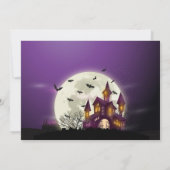 Halloween Birthday Party Invitation Kaart (Achterkant)