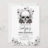 Halloween Birthday Party Invitation Kaart (Voorkant)