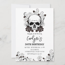 Halloween Birthday Party Invitation Kaart