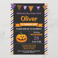 Halloween Birthday Party Invitation