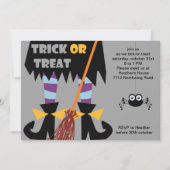 Halloween Birthday Party Kaart (Voorkant)