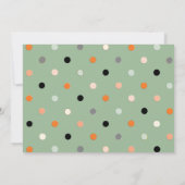 Halloween Birthday Party Kaart (Achterkant)