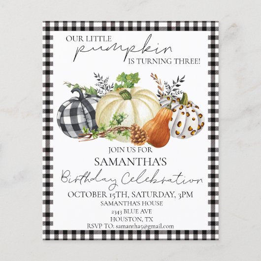 Halloween Birthday Party Kinder Pumpkin Play (Voorkant)