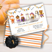 Halloween Birthday Party kostume Kinderen Kaart