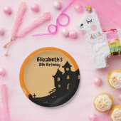 Halloween Birthday Party Papieren Bordje (Feest)