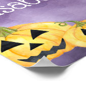 Halloween Birthday Party voor kinderen Poster (Hoek)