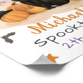 Halloween Birthday Party Welcome Poster (Hoek)