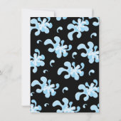 Halloween BIrthday Pool Party Kaart (Achterkant)