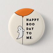 Halloween Birthday Ronde Button 5,7 Cm (Voorkant)